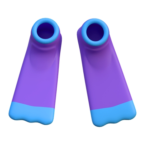 Barbatana de mergulho  3D Icon
