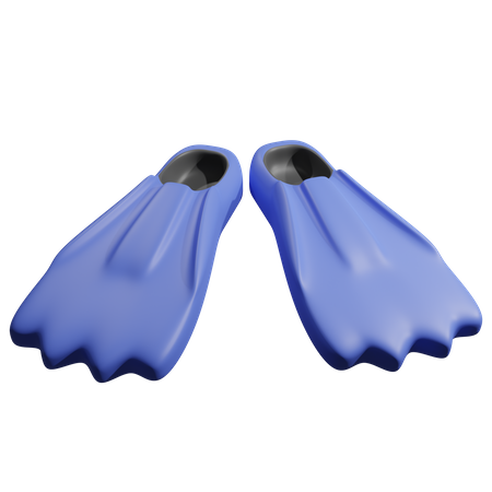 Nadadeiras de mergulho  3D Icon