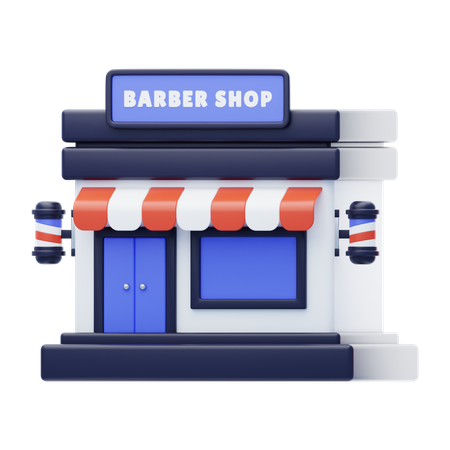 Barbearia  3D Icon