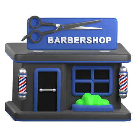 Barbearia  3D Icon