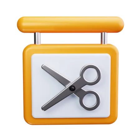 Barbearia  3D Icon