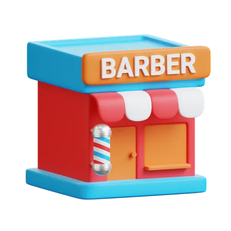 Barbearia  3D Icon