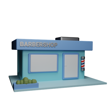 Barbearia  3D Icon