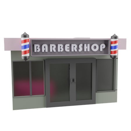 Barbearia  3D Icon