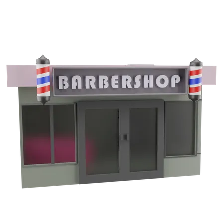 Barbearia  3D Icon