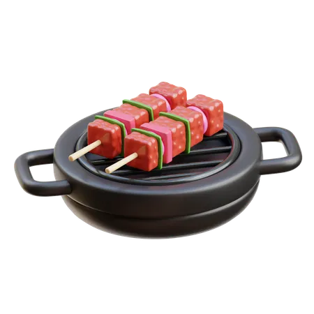 Barbecue  3D Icon