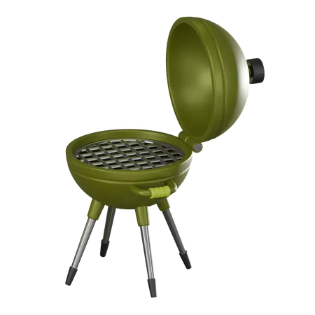 Un barbecue  3D Icon