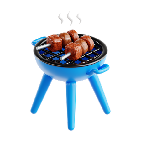 バーベキュー  3D Icon