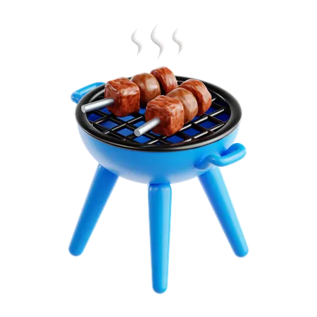 バーベキュー  3D Icon