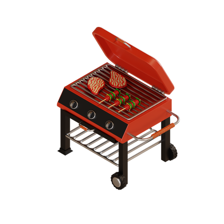 Barbecue  3D Illustration