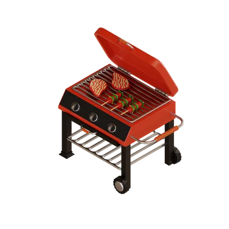 Barbecue  3D Illustration