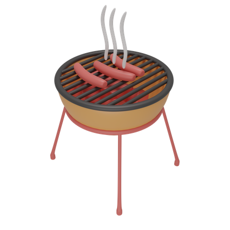 Barbecue  3D Illustration