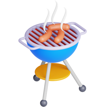 Barbecue 3D Icon