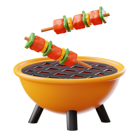 Barbecue  3D Icon