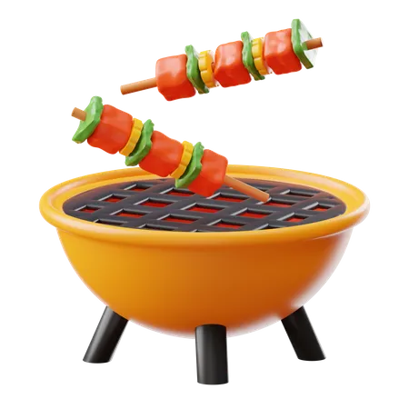 Barbecue  3D Icon