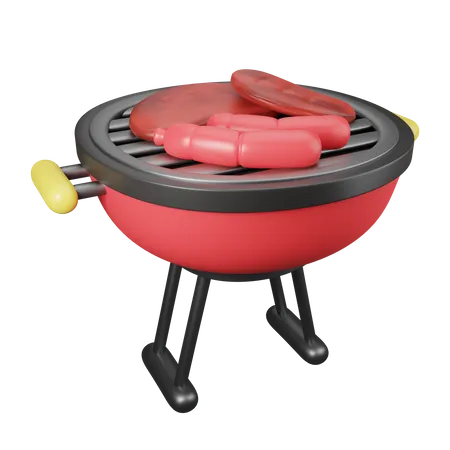 Barbecue  3D Icon