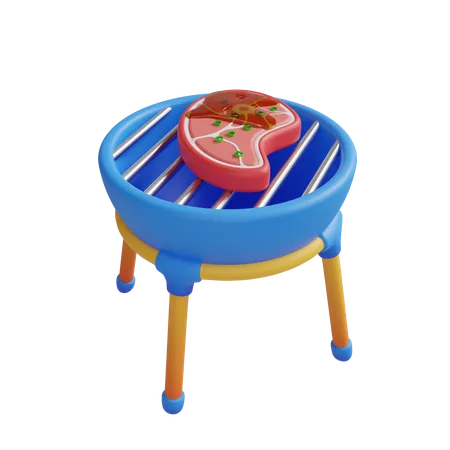 Barbecue  3D Icon