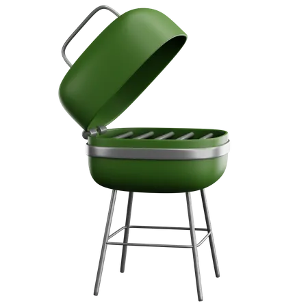 Un barbecue  3D Icon