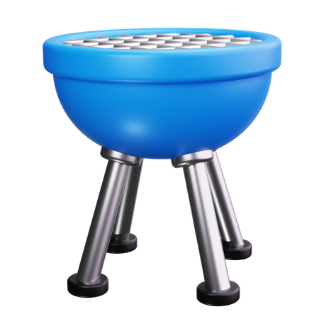 Cuisson au barbecue  3D Icon