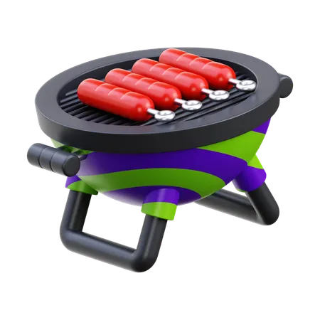 Barbecue grill  3D Icon