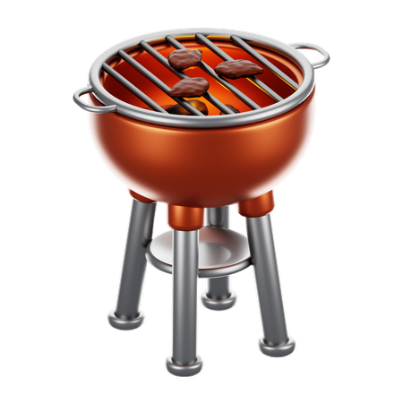 Barbecue grill  3D Icon