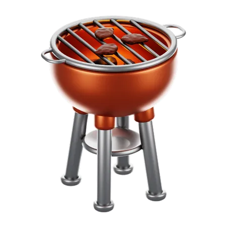 Barbecue grill  3D Icon