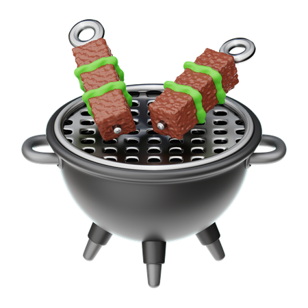 Barbecue  3D Icon