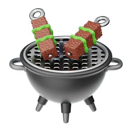 Barbecue  3D Icon