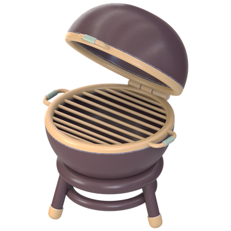 Barbecue grill  3D Icon