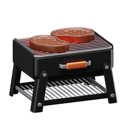 Barbecue grill  3D Icon