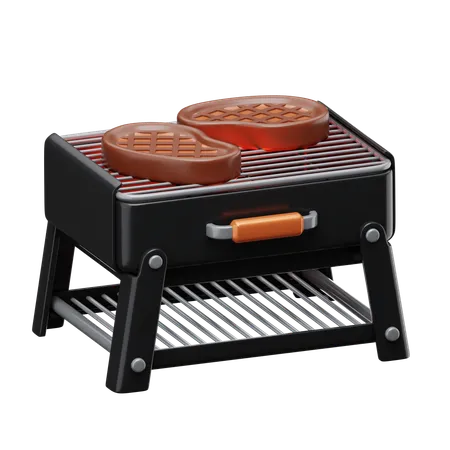 Barbecue grill  3D Icon