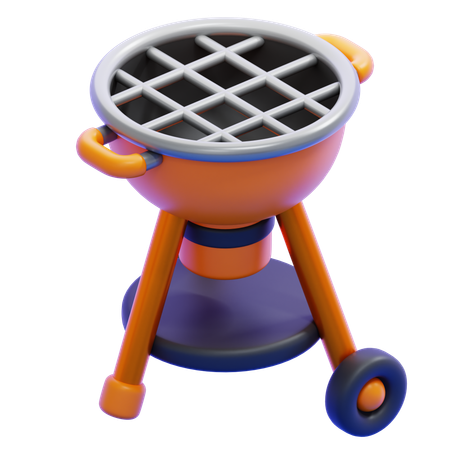 Barbecue grill  3D Icon