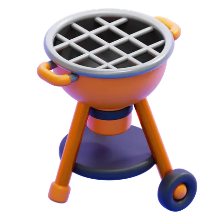 Barbecue grill  3D Icon