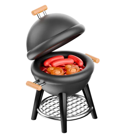 Barbecue  3D Icon