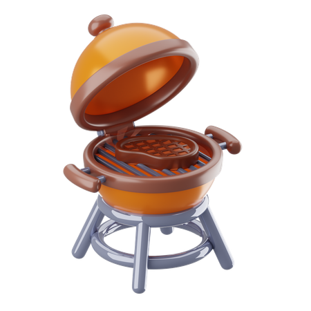 Barbecue grill  3D Icon