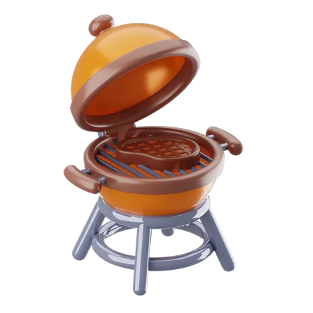 Barbecue grill  3D Icon