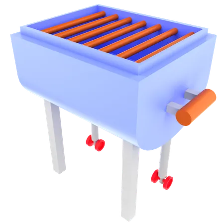 Barbecue grill  3D Icon