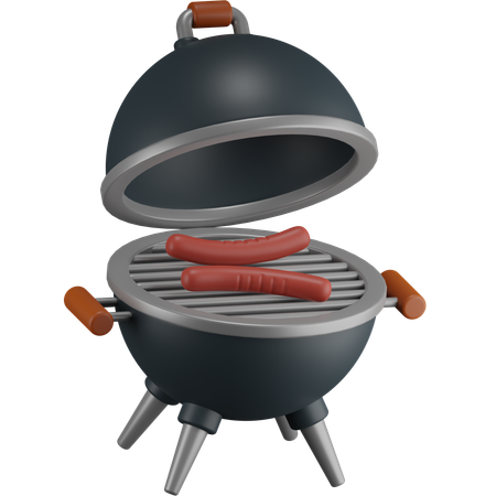 Barbecue grill  3D Icon