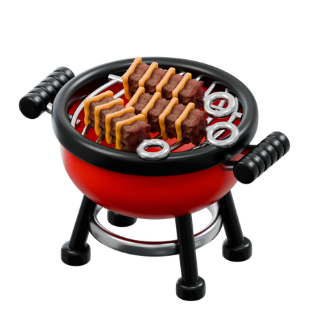 Barbecue  3D Icon
