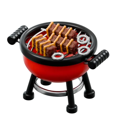 Barbecue  3D Icon