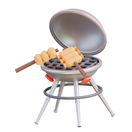 Barbecue Grill  3D Icon