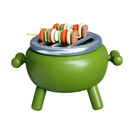 Barbecue Grill  3D Icon