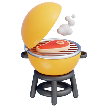 Barbecue Grill  3D Icon