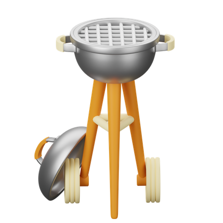 Barbecue Grill  3D Icon