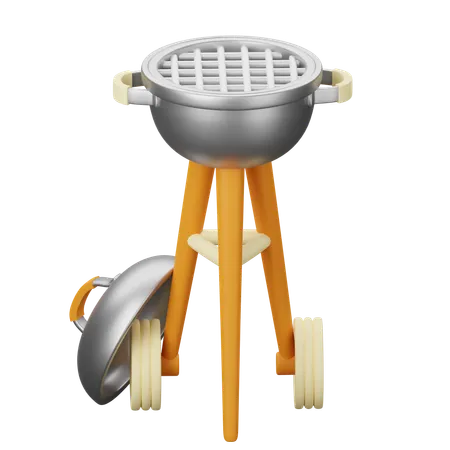 Barbecue Grill  3D Icon