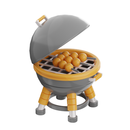 Barbecue Grill  3D Icon