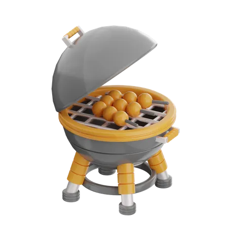 Barbecue Grill  3D Icon