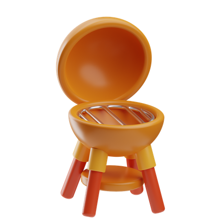 Barbecue Grill  3D Icon