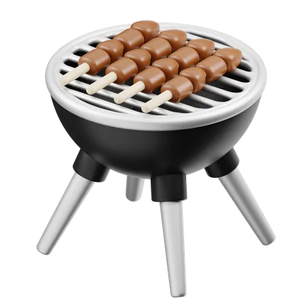 Barbecue Grill  3D Icon