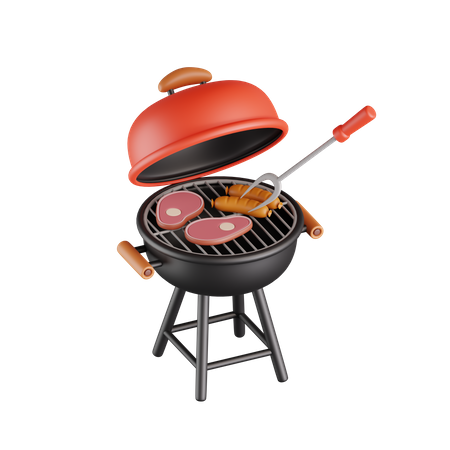 Barbecue  3D Icon